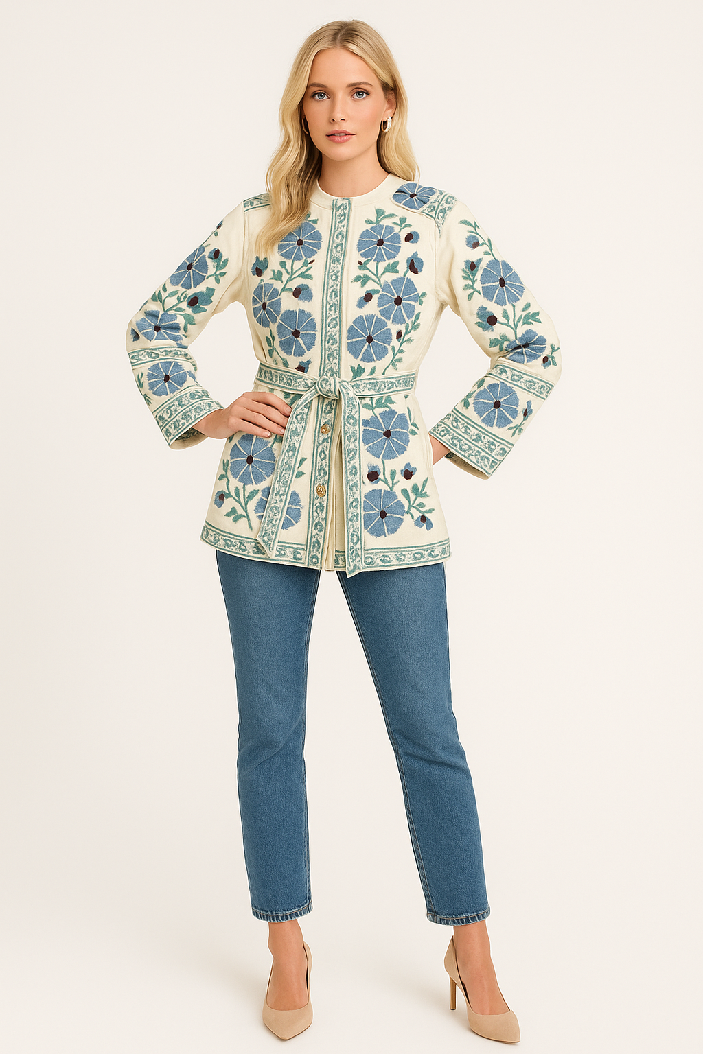 Women’s Floral Embroidery Jacket
