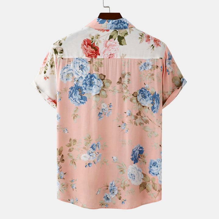 Men’s Split-Tone Resort Short Sleeve Shirt