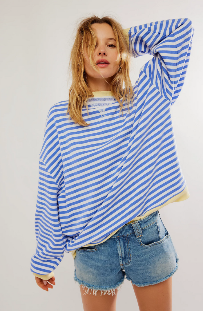 Cozy Striped Oversized Sweater