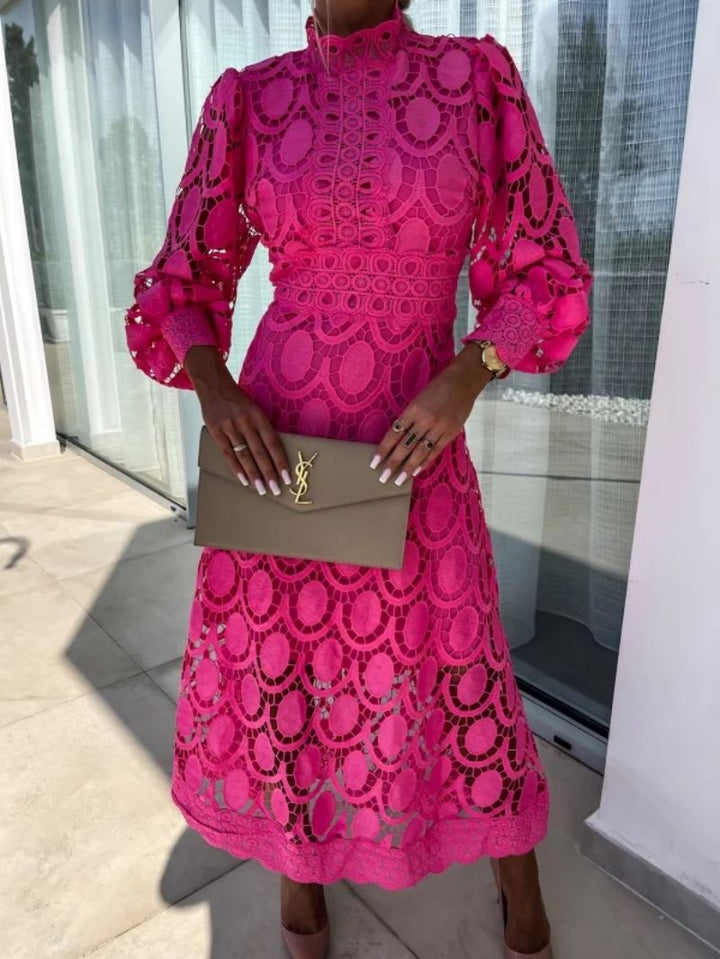 Stylish Women's Lace Bodycon Dress - Elegant Fit