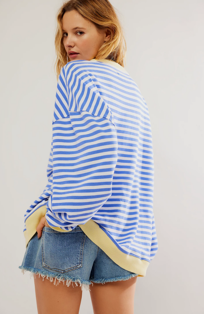 Cozy Striped Oversized Sweater