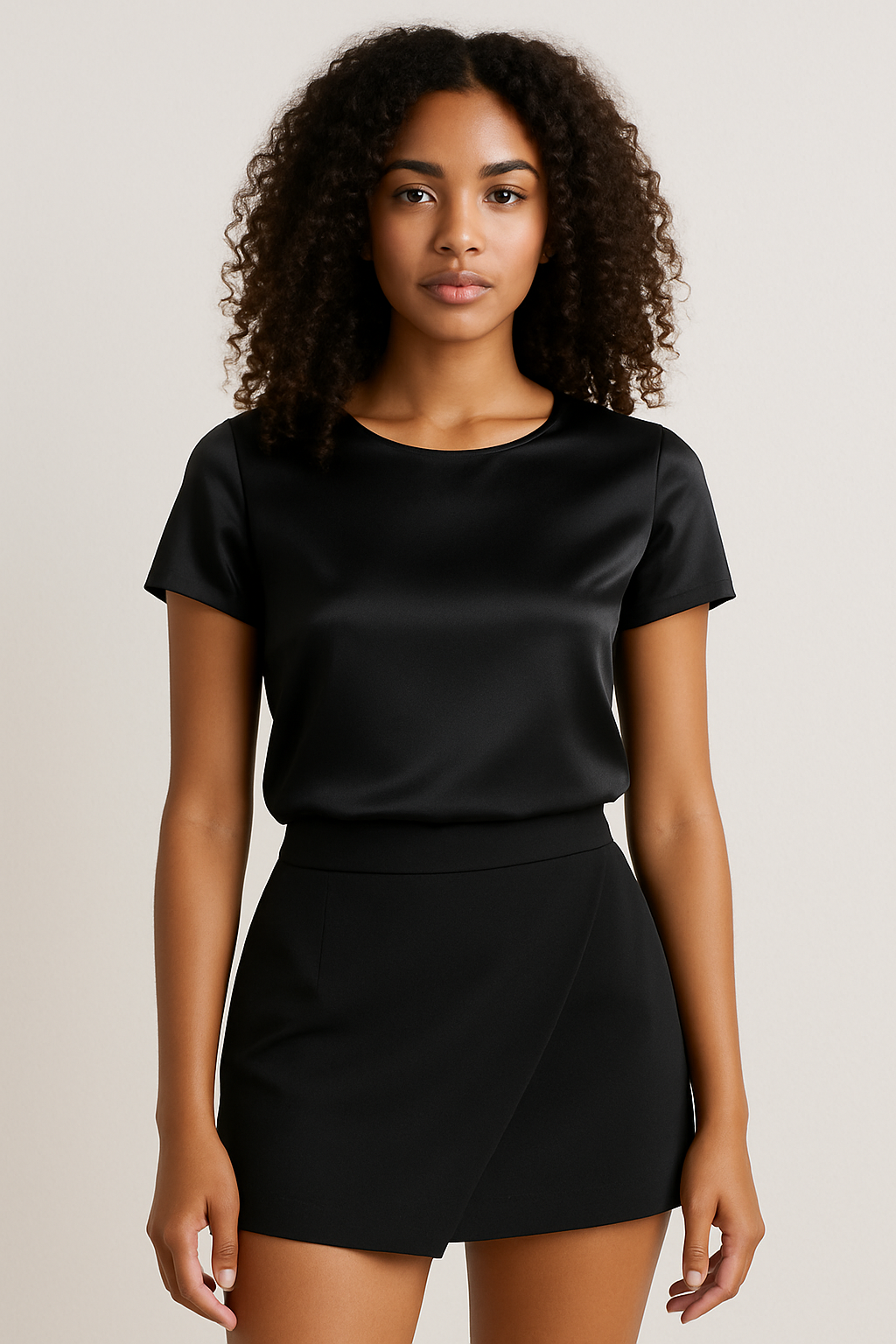 Women’s Elegant Wrap Mini Skirt