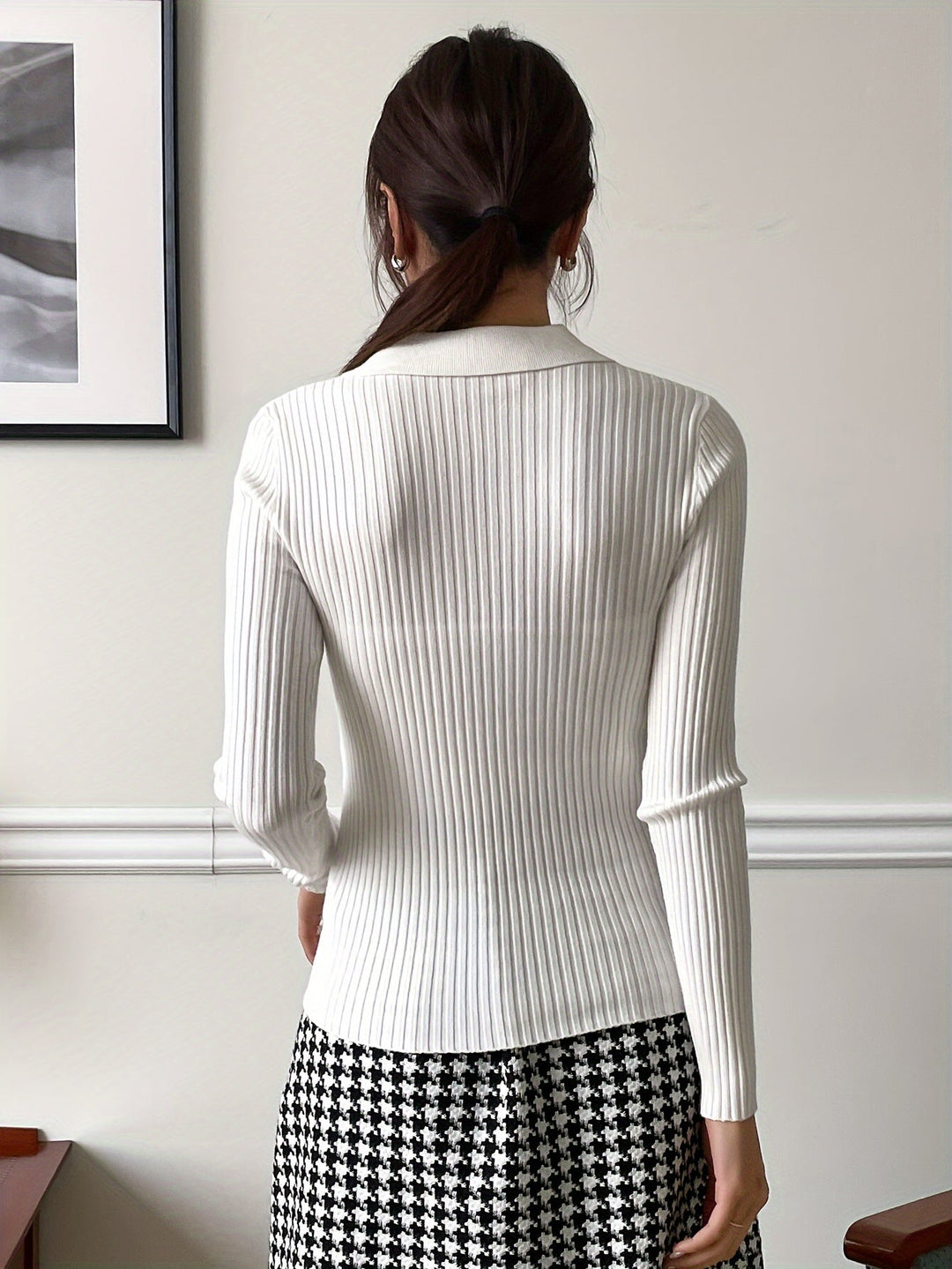 V-Neck Slim Fit Sweater