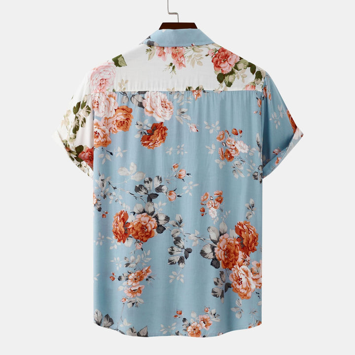 Men’s Split-Tone Resort Short Sleeve Shirt