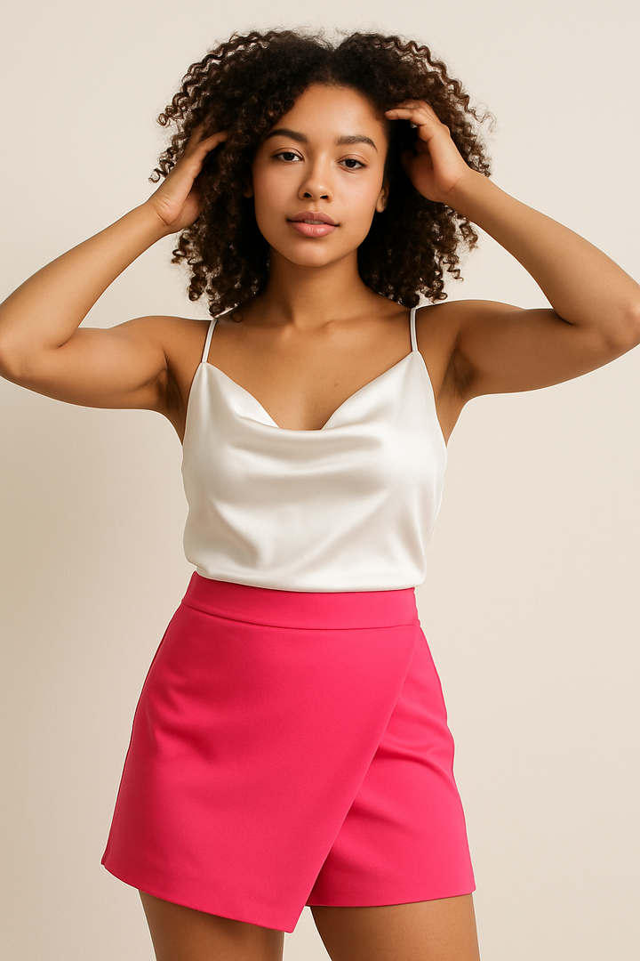Women’s Elegant Wrap Mini Skirt