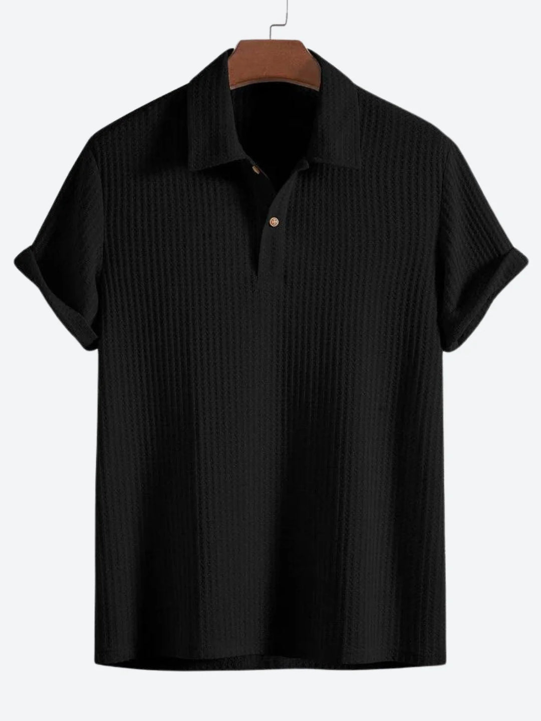 Men’s Classic Textured Knit Polo