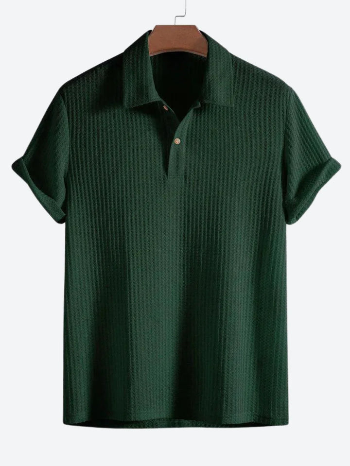 Men’s Classic Textured Knit Polo