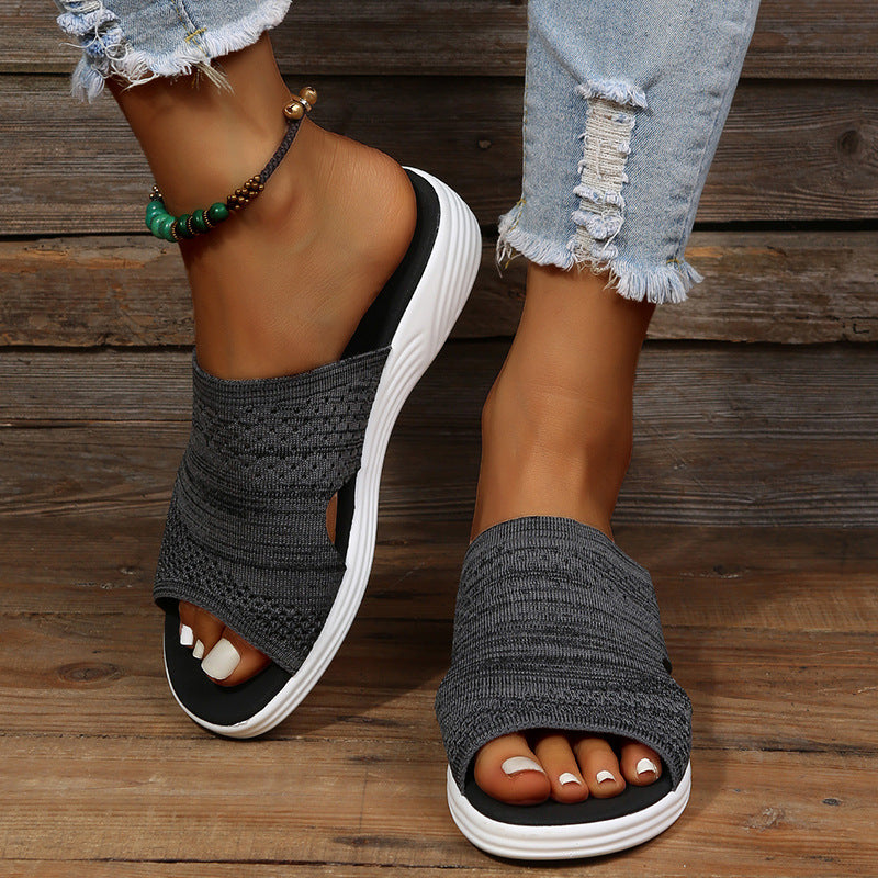 Women’s Slip-On Knit Sandals