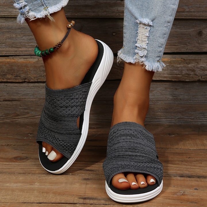 Women’s Slip-On Knit Sandals