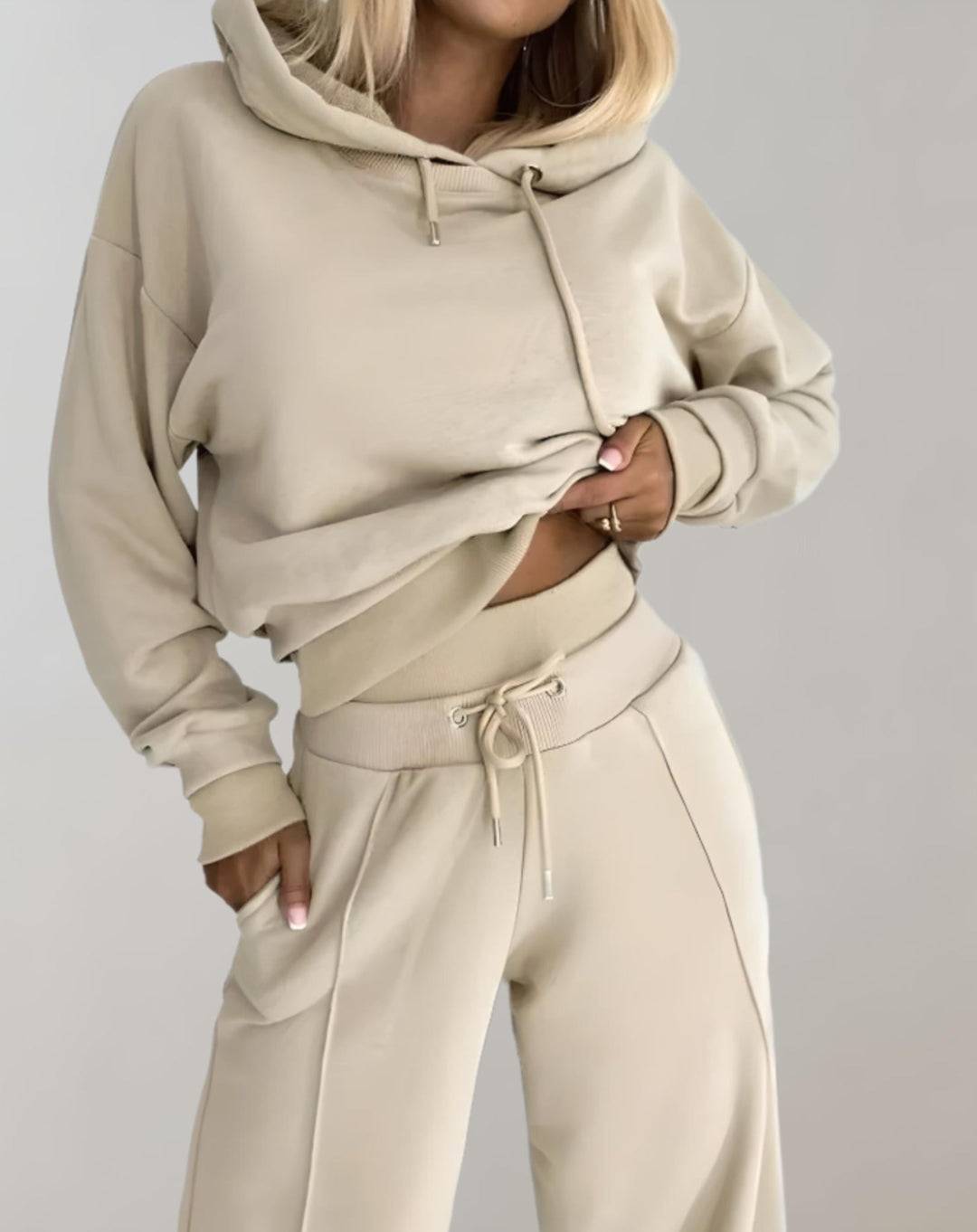 Bethany | Women's Two Piece Wide Leg Tracksuit Set
