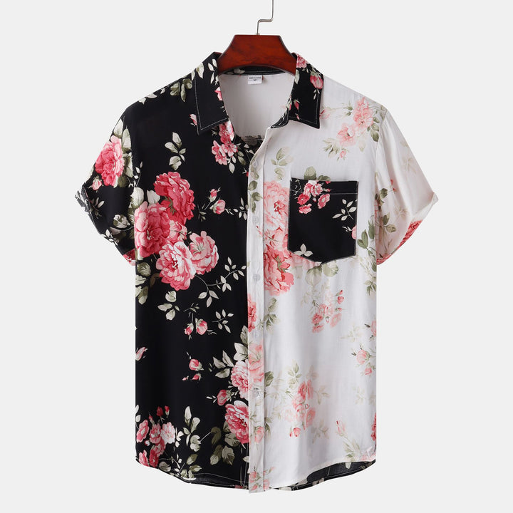 Men’s Split-Tone Resort Short Sleeve Shirt