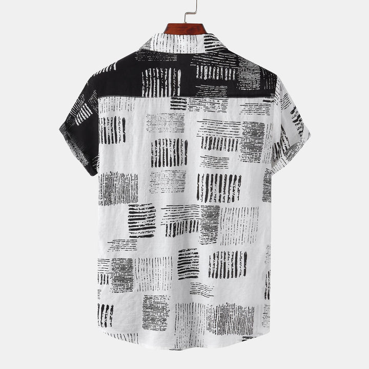 Men’s Split-Tone Resort Short Sleeve Shirt