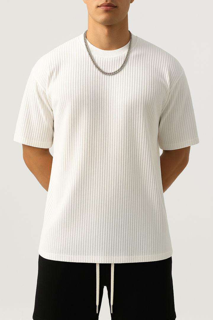 Men’s Vertical Rib Relaxed T-Shirt