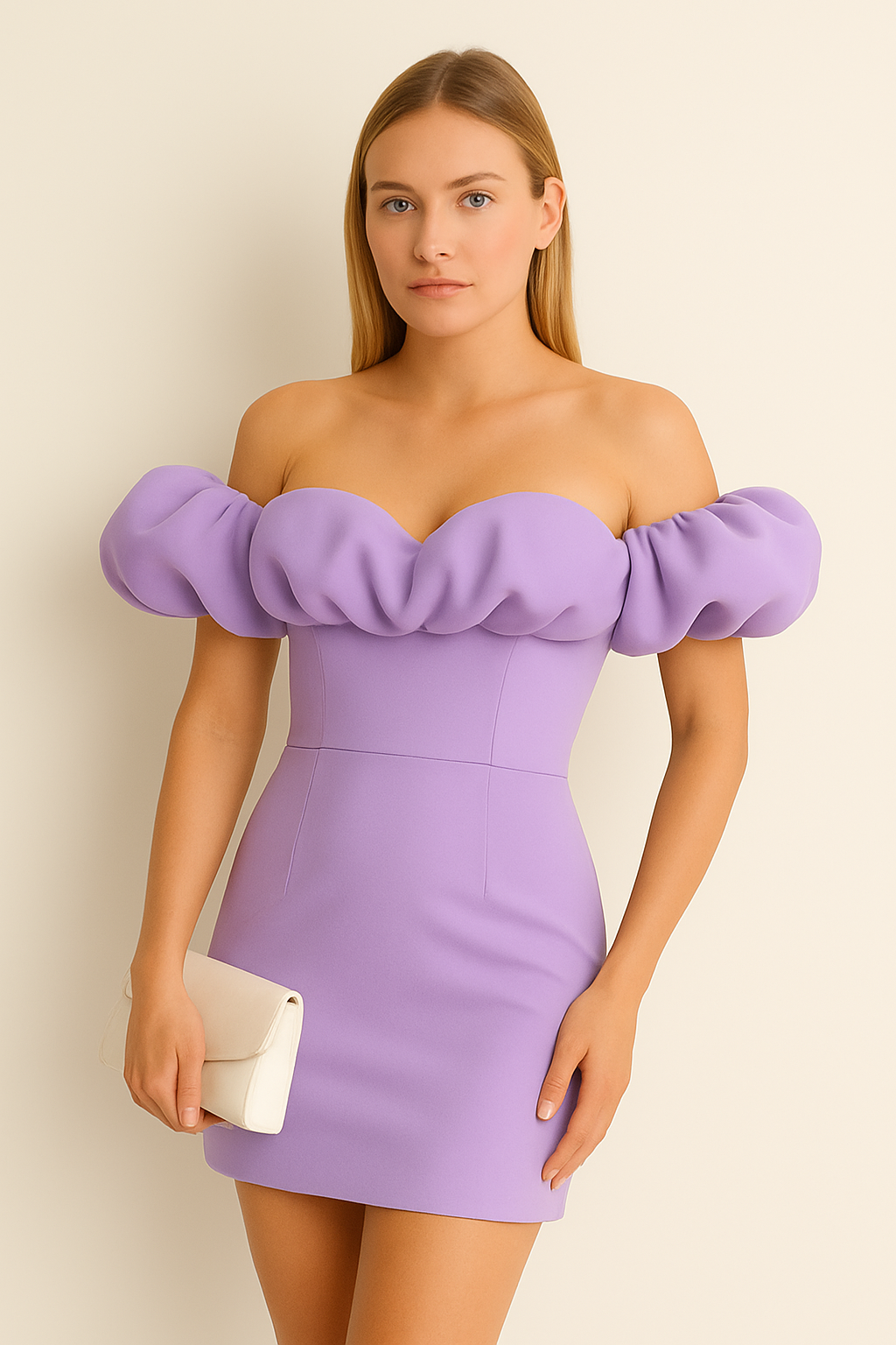 Women's Off-Shoulder Ruffle Mini Dress