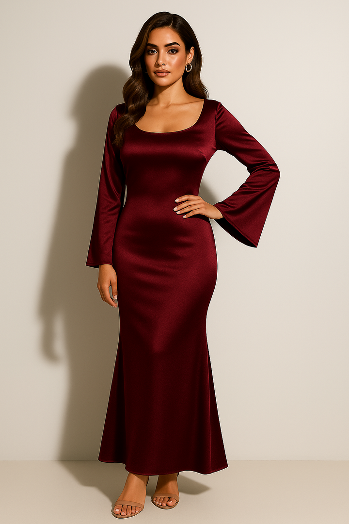 Women’s Long Sleeve Evening Gown