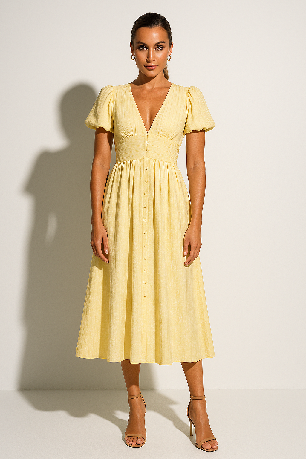 Women’s Button-Down Midi Dress