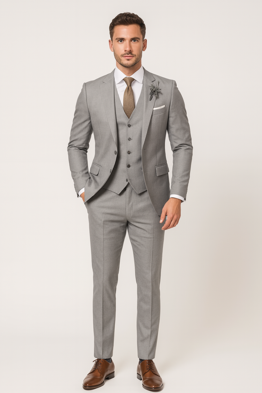Men's Modern 3-Piece Wedding Guest Suit