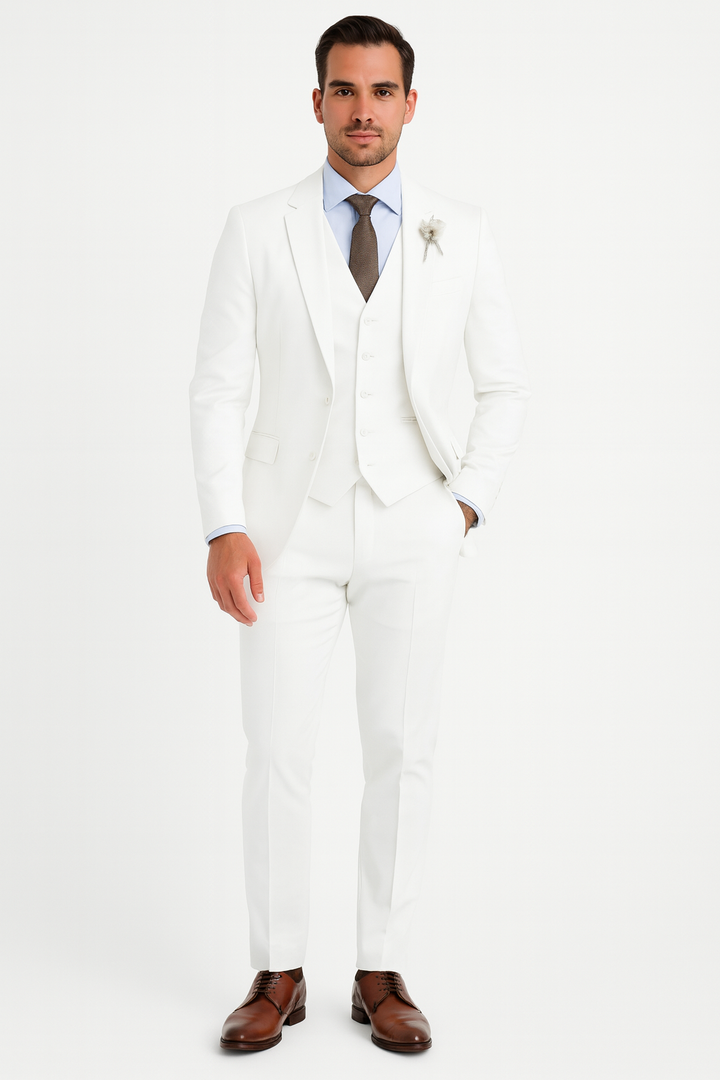Men's Modern 3-Piece Wedding Guest Suit