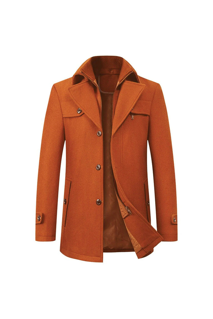 Men’s Wool Blend Overcoat