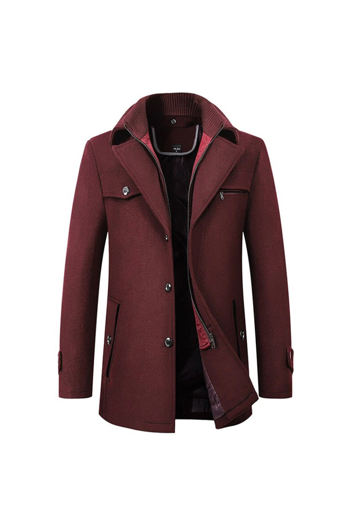 Men’s Wool Blend Overcoat