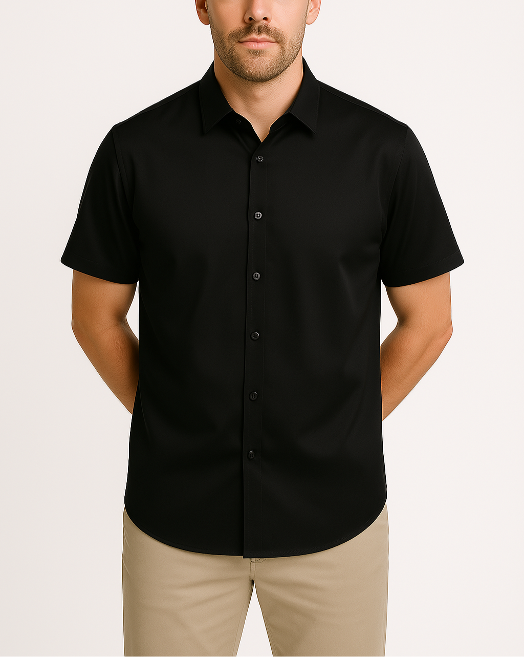 Men’s Performance Stretch Button-Up Shirt