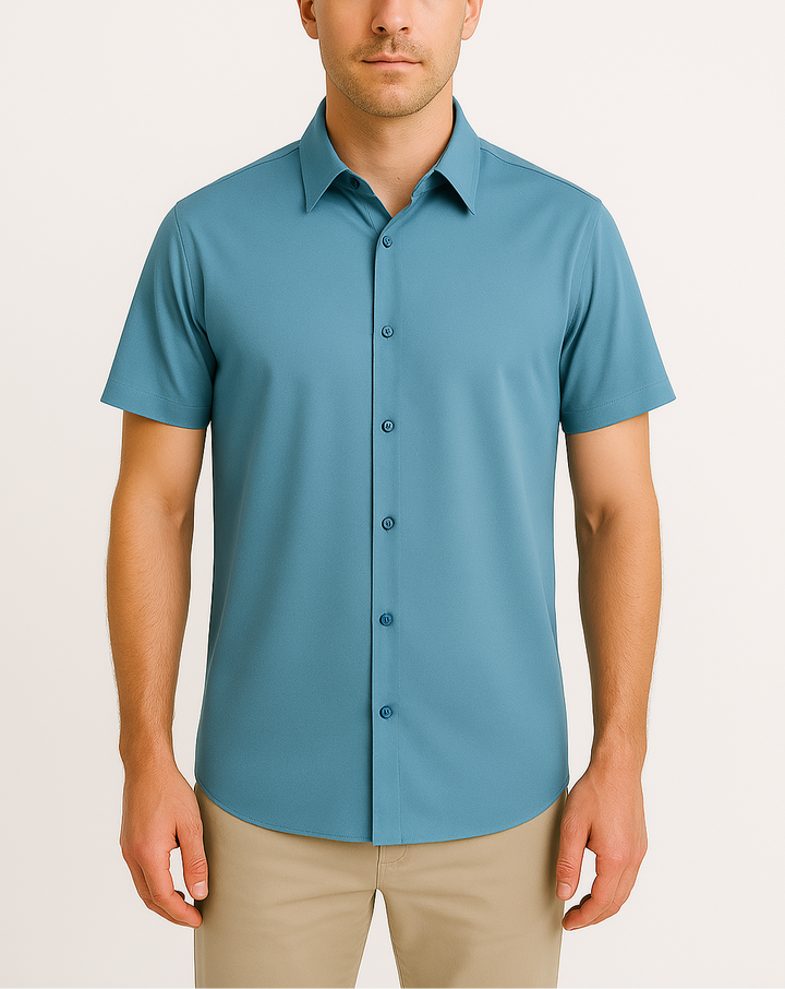 Men’s Performance Stretch Button-Up Shirt