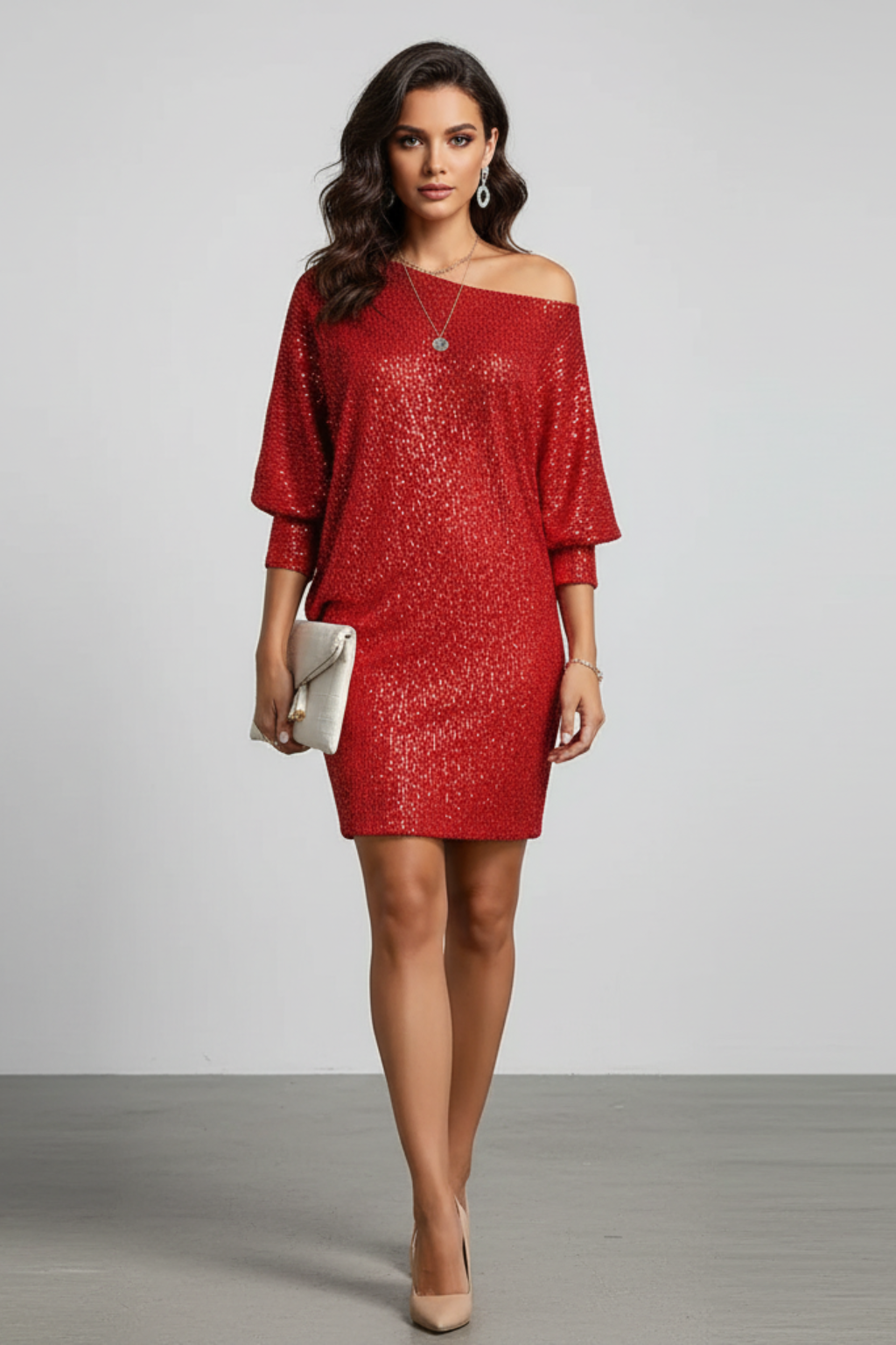 Mireille | Sparkly Christmas Party Dress