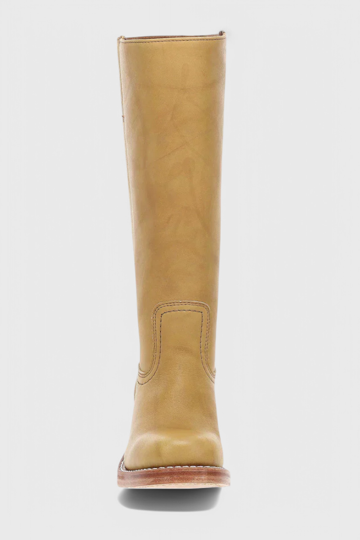 Ella | Women’s Leather Knee-High Boots with Heels