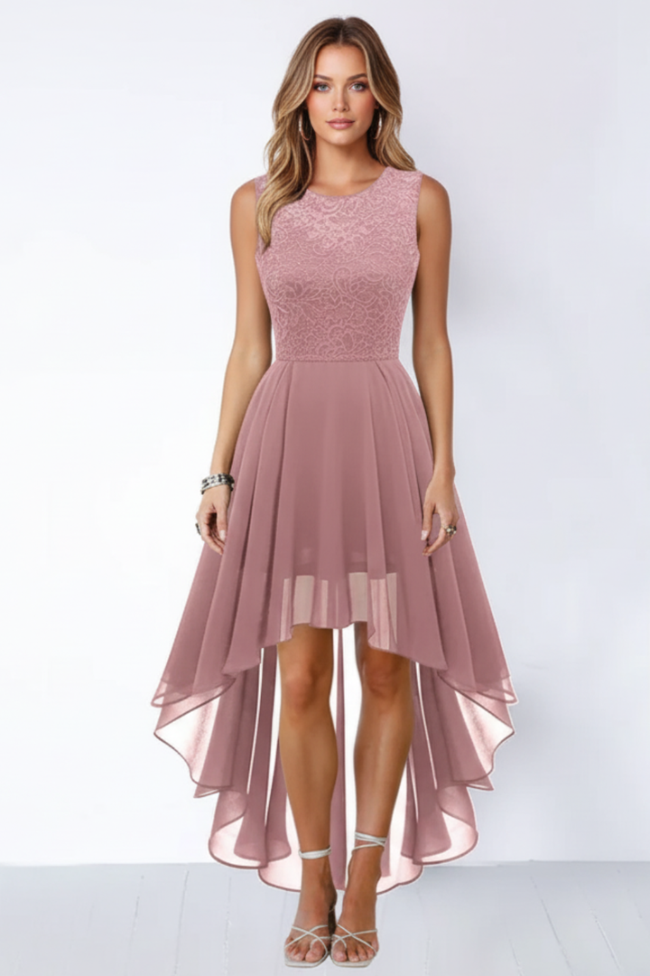 Women’s Asymmetric Skirt Midi Dress