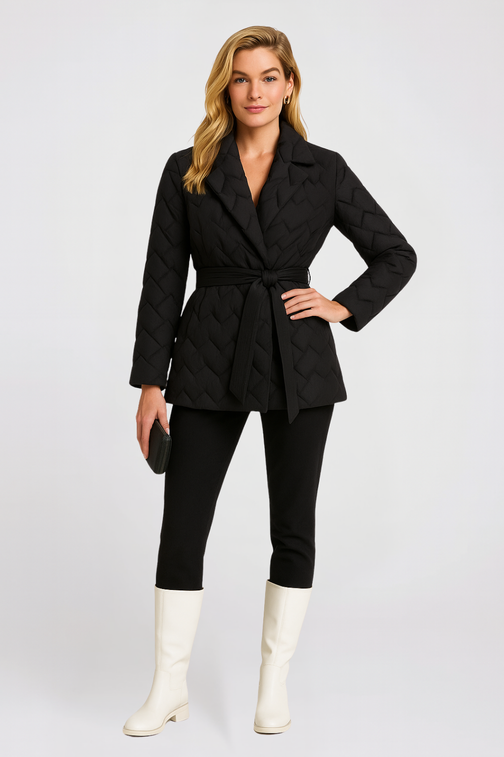 Women’s Belted Down Winter Jacket