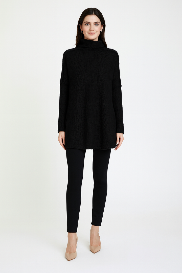 Women's Casual Turtleneck Long Sweater