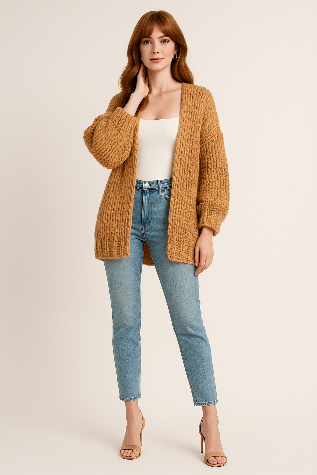 Women's Chunky Knit Cardigan
