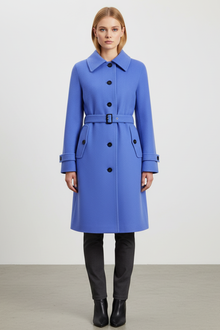 Women's Classic Belted Coat
