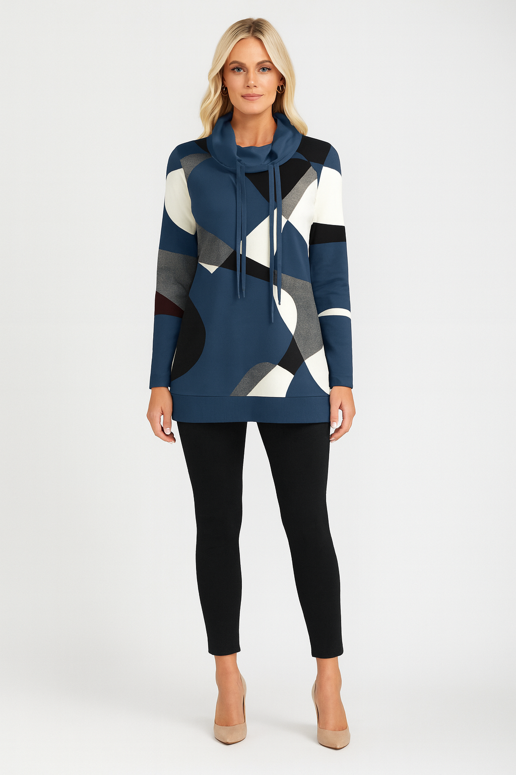 Women's Color Block Stylish Hoodie
