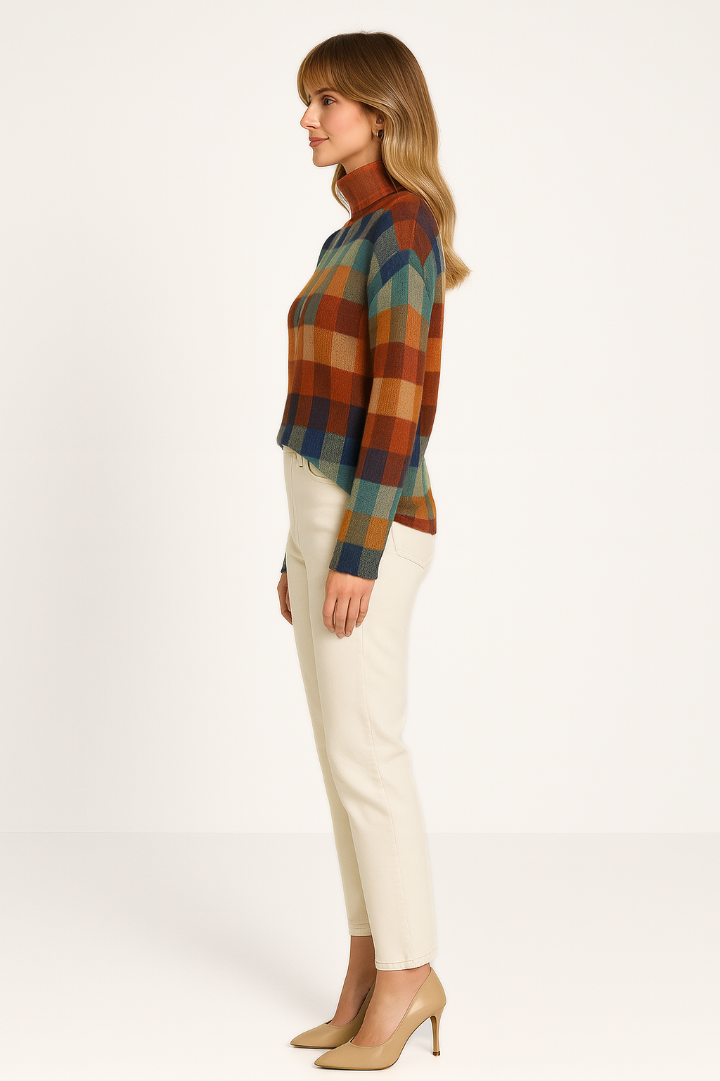 Women's Colorful Knit Sweater