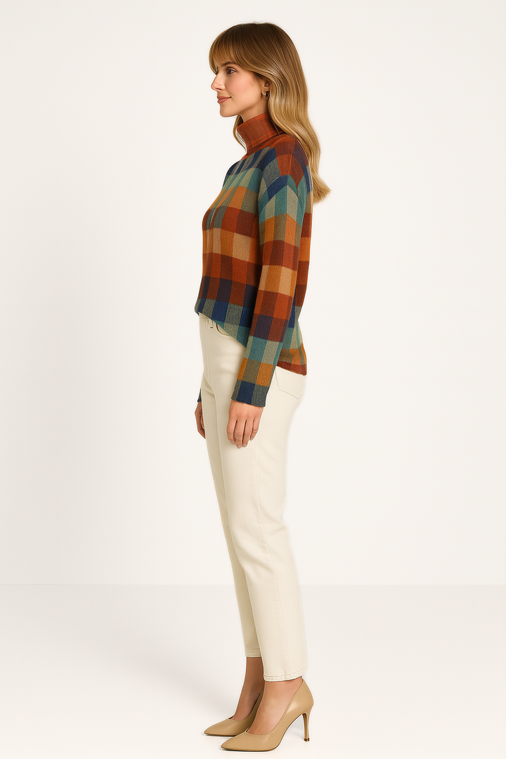 Women's Colorful Knit Sweater