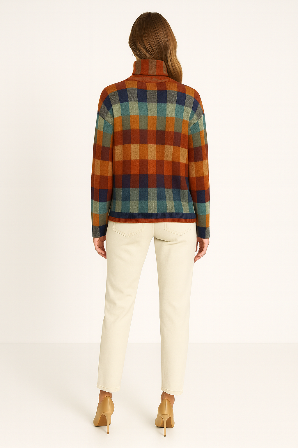 Women's Colorful Knit Sweater