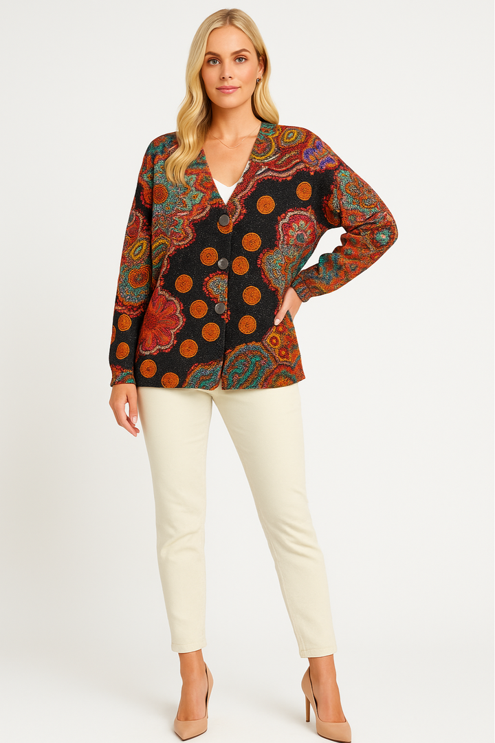 Women's Colorful Knit Comfy Sweater