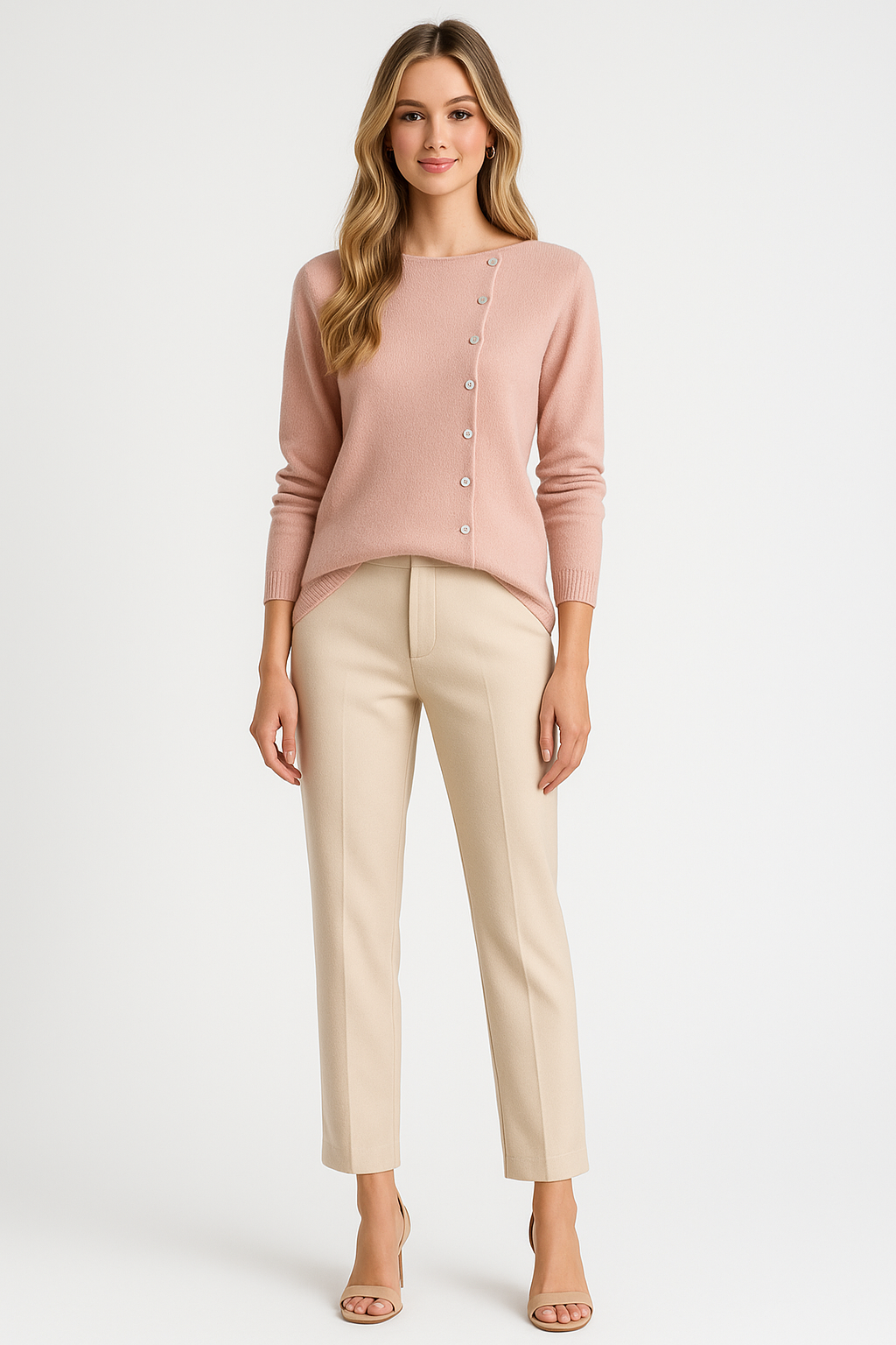 Women's Cozy Button Sweater
