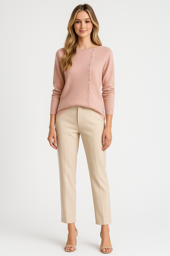Women's Cozy Button Sweater