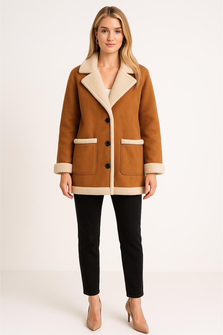 Women’s Cozy Shearling Overcoat