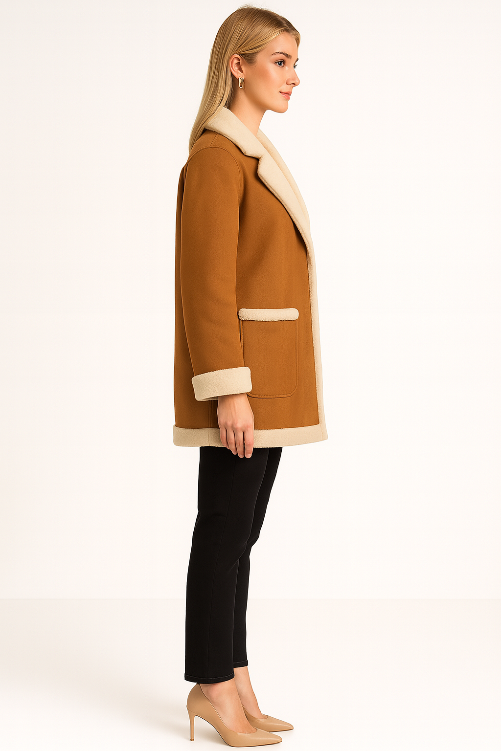 Women’s Cozy Shearling Overcoat