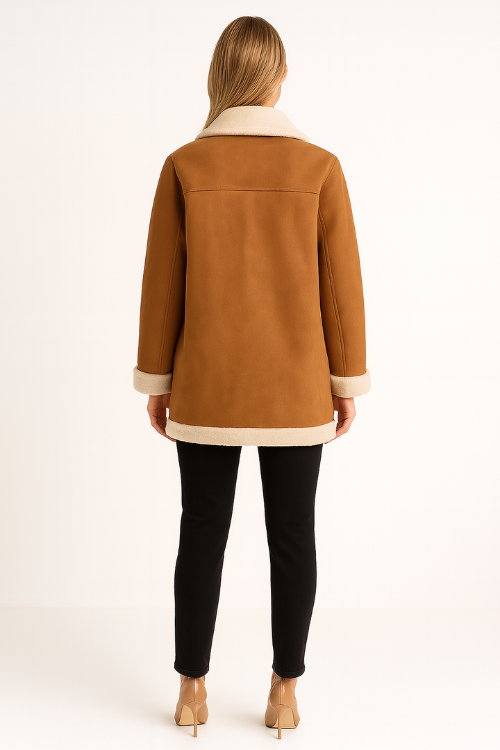 Women’s Cozy Shearling Overcoat
