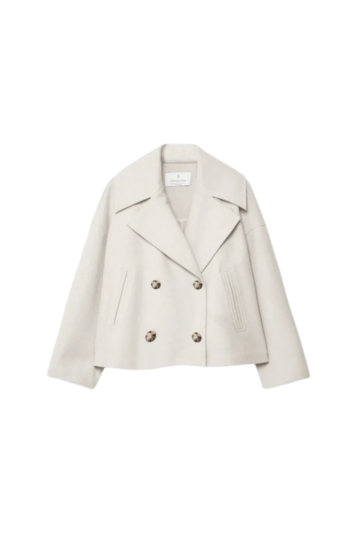 Women’s Double-Breasted Cropped Jacket