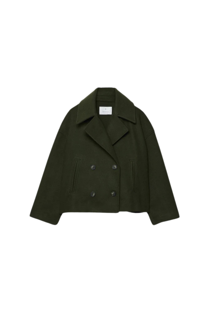 Women’s Double-Breasted Cropped Jacket