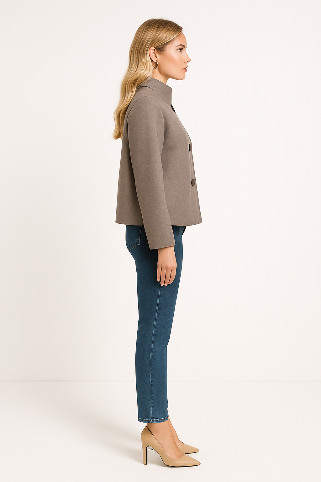Women's Double-Breasted Winter Coat