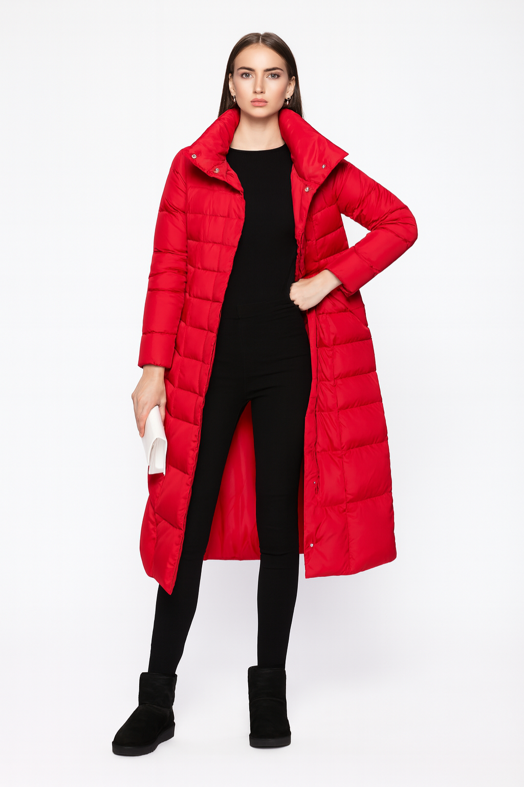 Women's Elegant Long Puffer Coat