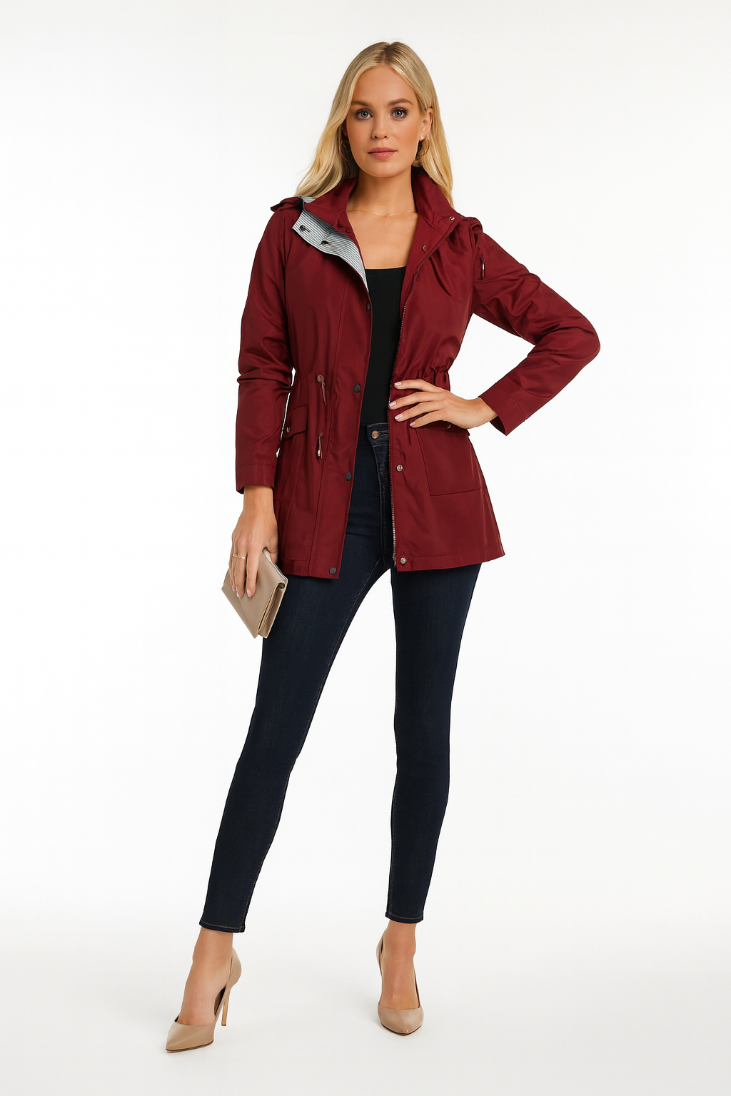 Women's Elegant Waterproof Trench Coat