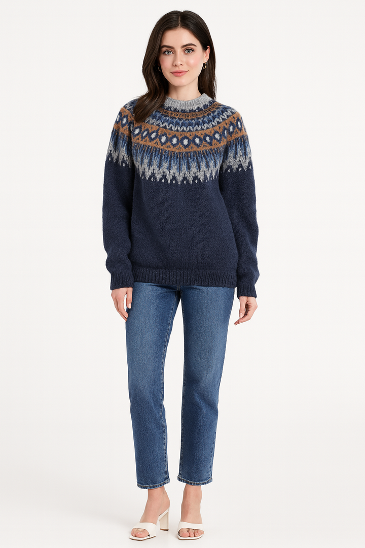 Women's Fair Isle Knit Sweater