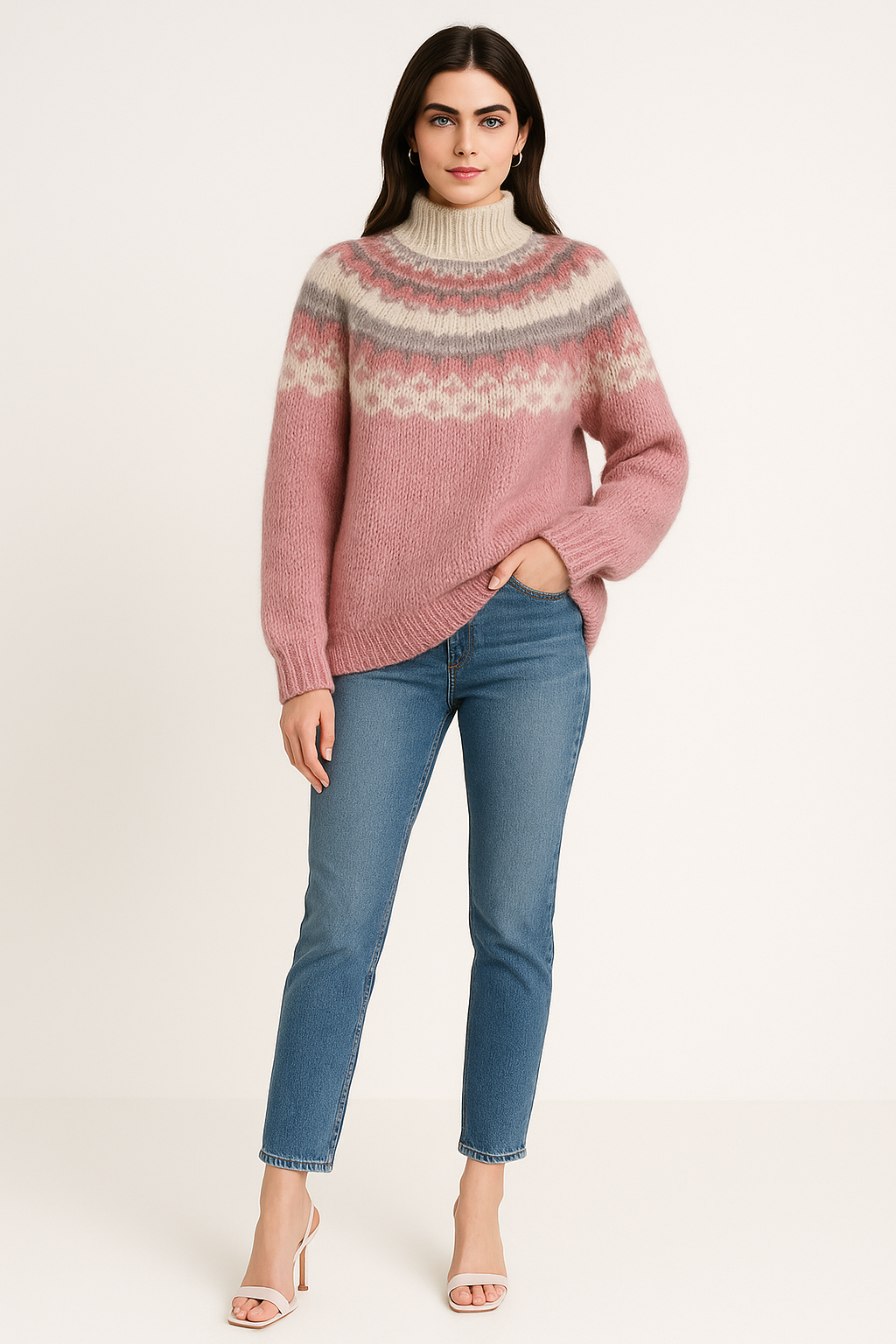 Women's Fair Isle Knit Sweater